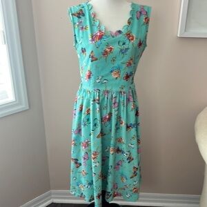LINDY Bop l Vintage Butterfly Design Dress